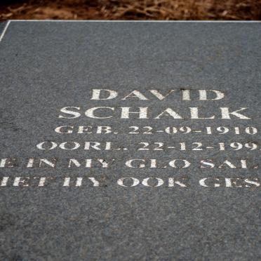 TOIT David Schalk, du 1910-1993