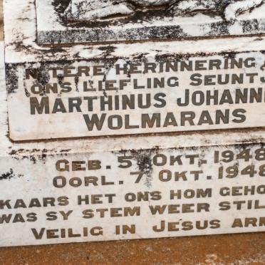 WOLMARANS Marthinus Johannes 1948-1948