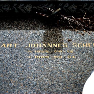 SCHEEPERS Tjaart Johannes 1925-1989