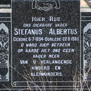 VENTER Stefanus Albertus 1894-1985