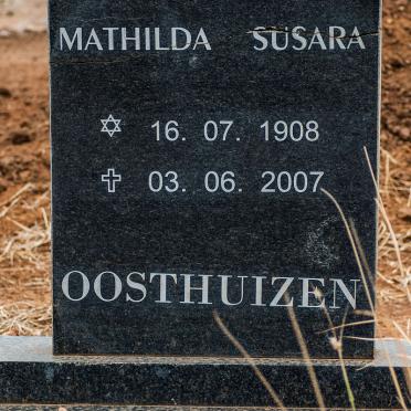 OOSTHUIZEN Mathilda Susara 1908-2007