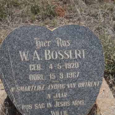 BOSSERT W.A. 1920-1967