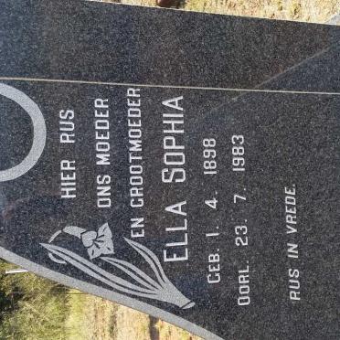 MEINTJES Ella Sophia 1898-1983