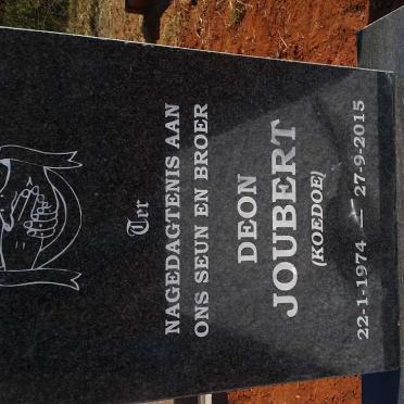 JOUBERT Deon 1974-2015