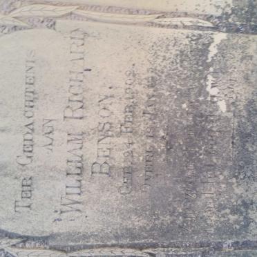 BENSON William Richard 1902-19?4