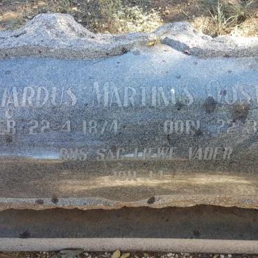 OOSTHUIZEN Gerhardus Martinus 1874-1967