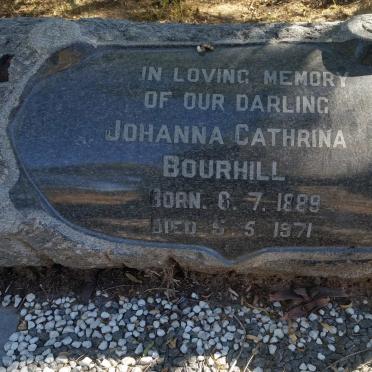 BOURHILL Johanna Cathrina 1889-1971