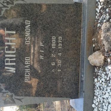 WRIGHT Richard Osmond 1900-1979
