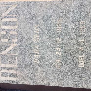 BENSON 1928-1929