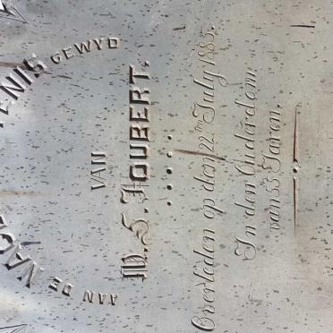 JOUBERT M.S. -1885