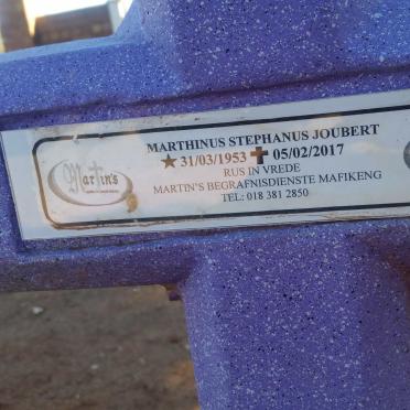 JOUBERT Marthinus Stephanus 1953-2017
