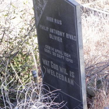 OLIVIER Philip Anthony Rivas 1904-1940