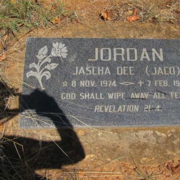 JORDAN Jascha Dee 1974-1996