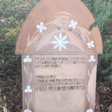 SCHEEPERS Fransina Cornelia Susanna nee M???R