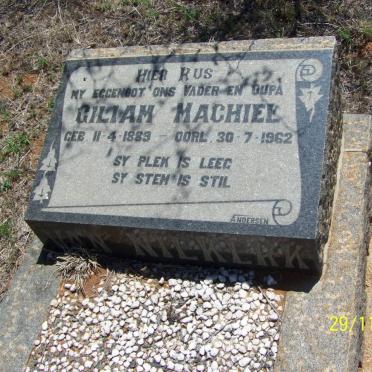 NIEKERK Giliam Machiel, van 1889-1962
