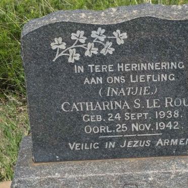 ROUX Catharina S., le 1938-1942