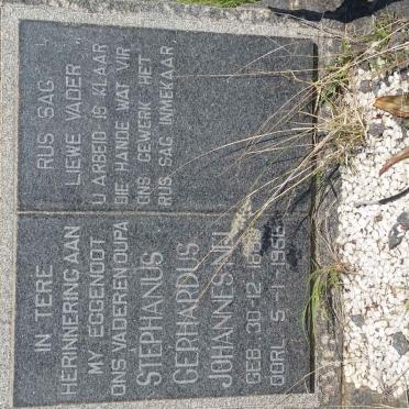 NEL Stephanus Gerhardus Johannes 188?-1956