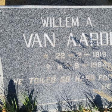 AARDE Willem A. van 1918-1984