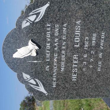 LEWIS Hester Louisa 1923-1988