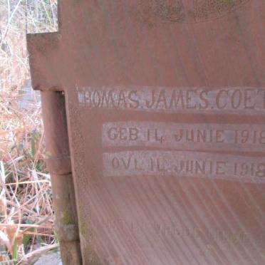 COETZEE Thomas James 1918-1918
