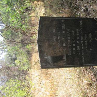 HURN Maria Petronella nee SCHOEMAN 1867-1941