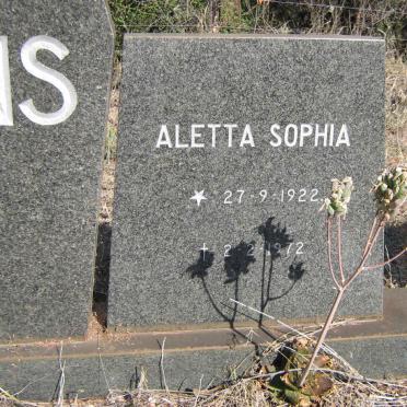 MANS Aletta Sophia 1922-1972