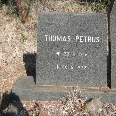 MANS Thomas Petrus 1916-1972