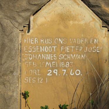 SCHWAN Pieter Josef Johannes 1883-1960 