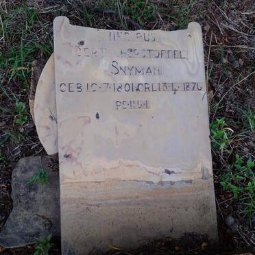 SNYMAN Gert Christoffel 1801-1870