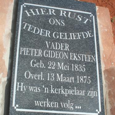 EKSTEEN Pieter Gideon 1835-1875