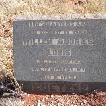 COETZEE Willem Andries Louis 1890-1957