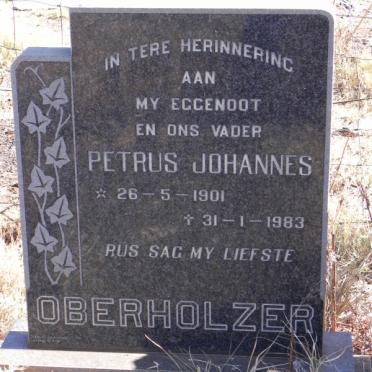 OBERHOLZER Petrus Johannes 1901-1983