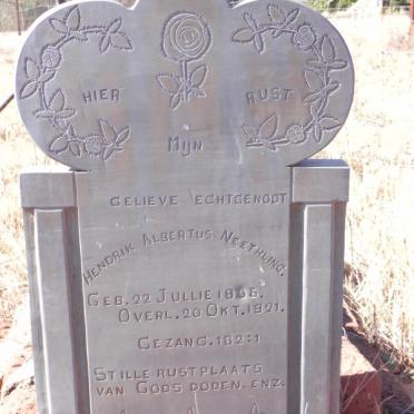 NEETHLING Hendrik Albertus 1866-1921