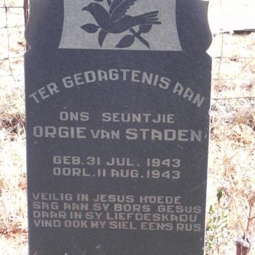 STADEN Orgie, van 1943-1943