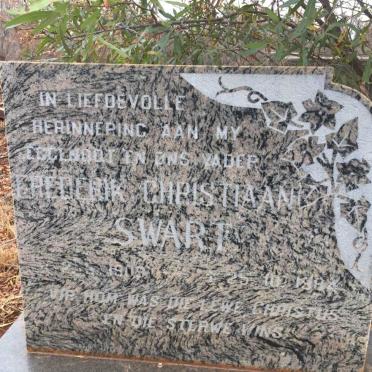 SWART Frederik Christiaan 1909-1984
