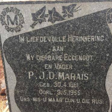 MARAIS P.J.D. 1881-1955