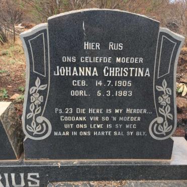 PRETORIUS Hendrik Christoffel 1905-1962 &amp; Johanna Christina 1905-1983