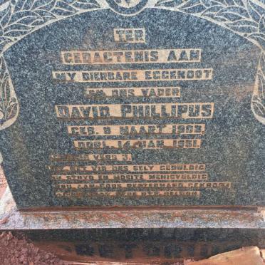 PRETORIUS David Phillipus 1908-1951