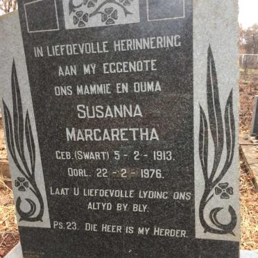 NIEKERK Susanna Margaretha, van nee SWART 1913-1976