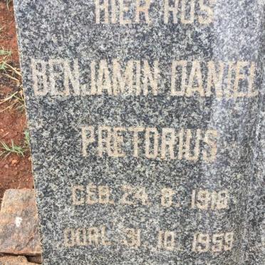 PRETORIUS Benjamin Daniel 1918-1959