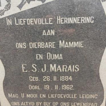 MARAIS E.S.J. 1884-1962