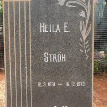 STROH Heila E. 1891-1973