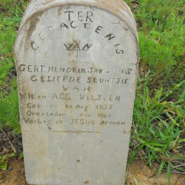 VILJOEN Gert Hendrik Jakobus 1935-1940