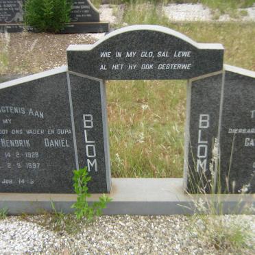 BLOM Johannes Hendrik Daniel 1928-1997 &amp; Catherina Johanna 1934-1968