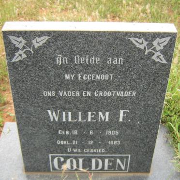 GOLDEN Willem F. 1905-1983