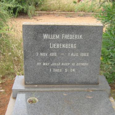 LIEBENBERG Willem Frederik 1916-1963