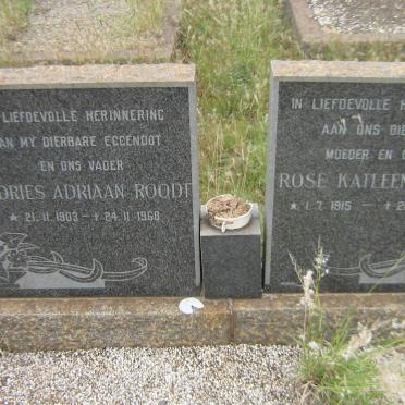 ROODT Andries Adriaan 1903-1968 &amp; Rose Katleen 1915-1978