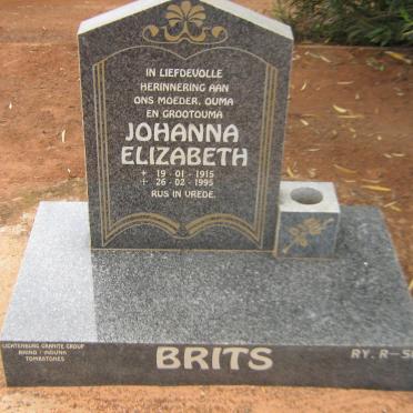 BRITS Johanna Elizabeth 1915-1995