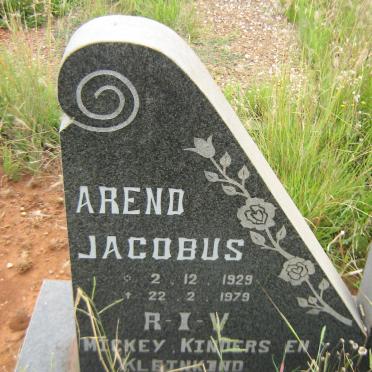 HAVENGA Arend Jacobus 1929-1979
