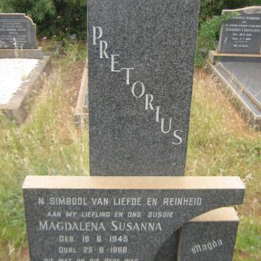 PRETORIUS Magdalena Susanna 1945-1968